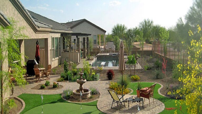 backyard putting green Phoenix